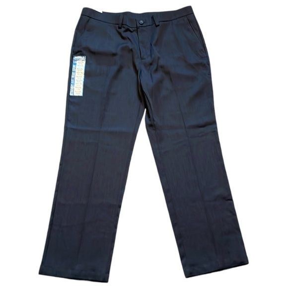Haggar‎ Flat Front Straight Fit 29L Dress Pant - Picture 2 of 12